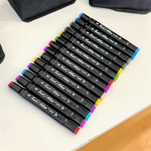 12-color set of oil-based watercolor pencils