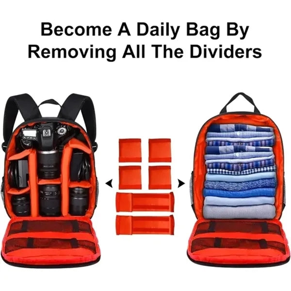 Travel Anti Collision Photography Backpack Camera Bag