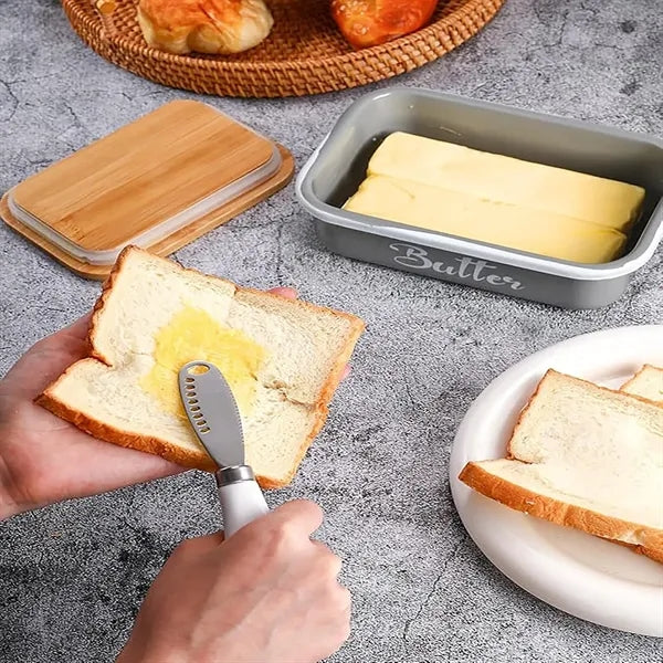 Iron Butter Sealed Storage Jar Home Cheese Box Set