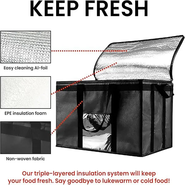 Insulated Outdoor Picnic Thickened Fresh-keeping Bag