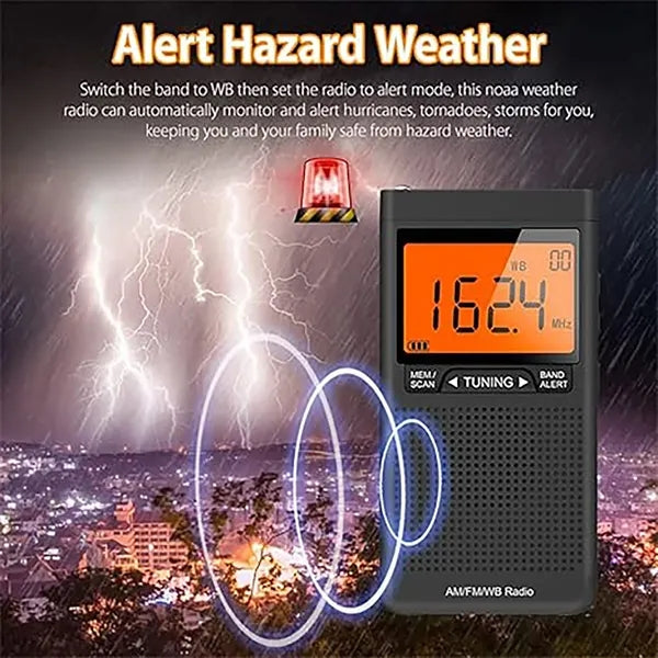 Mini Pocket Weather Radio