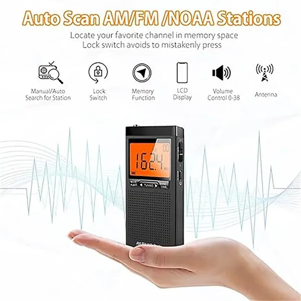 Mini Pocket Weather Radio