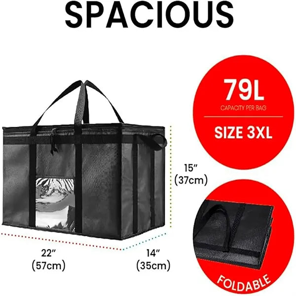 Insulated Outdoor Picnic Thickened Fresh-keeping Bag