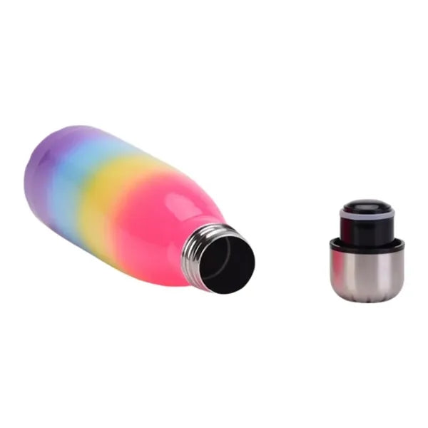 Rainbow Stainless Steel Sports Water Bottle