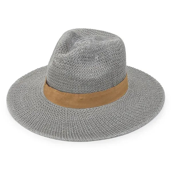 Summer Handwoven Foldable Natural Straw Sun Hat for Beach