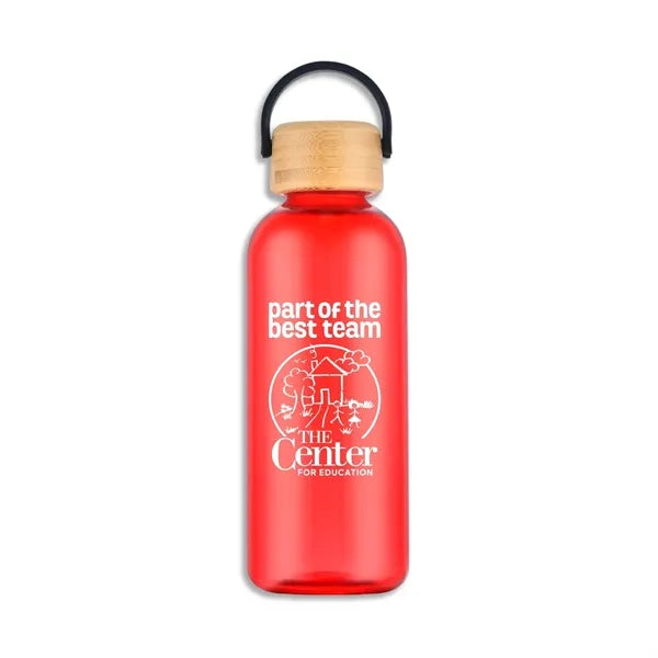 Vail 21 oz RPET Water Bottle with Bamboo Lid