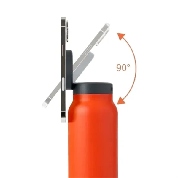 Magnetic Phone-Grip Stainless Steel Water Bottle