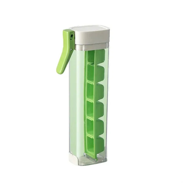 One-Handed Press Ice Cube Tray