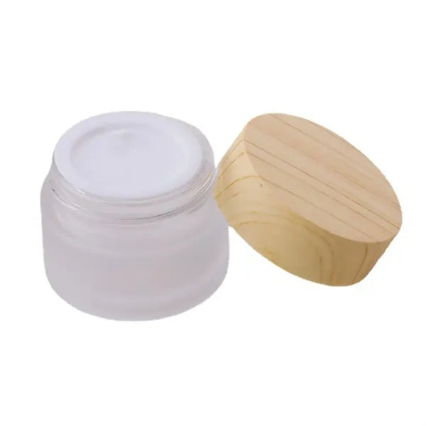 10G Frosted Glass Cream Jars
