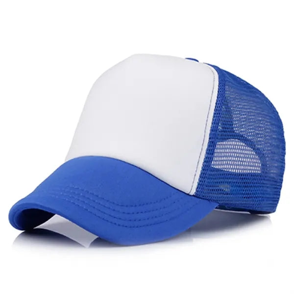 Short Brim Mesh Back Baseball Cap
