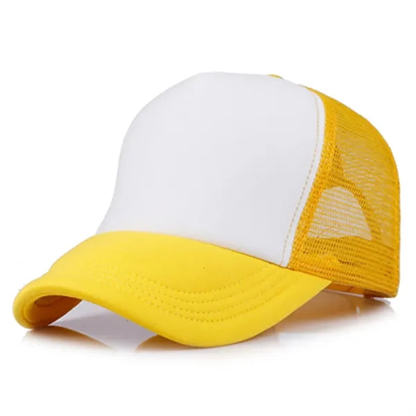 Short Brim Mesh Back Baseball Cap