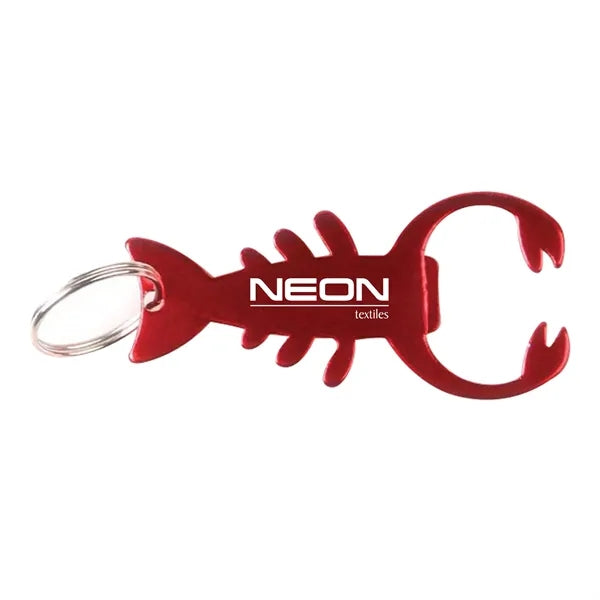 Bottle Opener Lobster Keychain