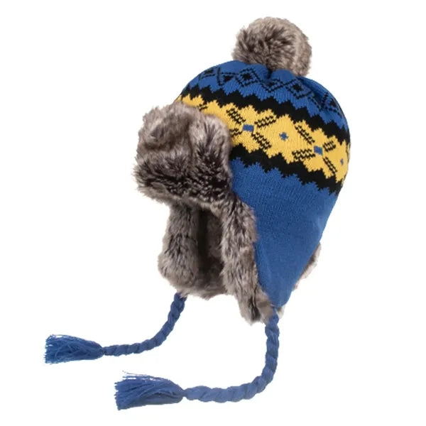 Winter Ear Protection Pom-Pom Hat