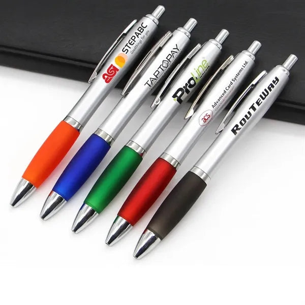 STEPABC Business Retractable Plastic Ballpoint Pen