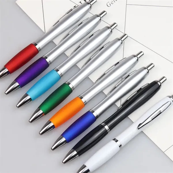 STEPABC Business Retractable Plastic Ballpoint Pen
