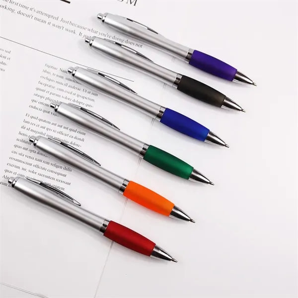 STEPABC Business Retractable Plastic Ballpoint Pen