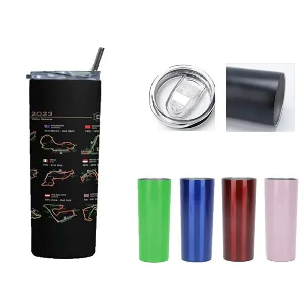 20oz Bulk Straight Stainless Steel Vacuum Insulated Tumbler