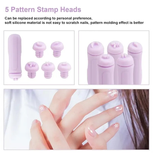 Silicone Nail Art Stamp Pen