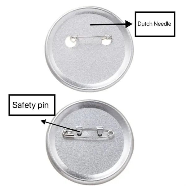 Logo Blank Pin Button Round Mark Badge Medal