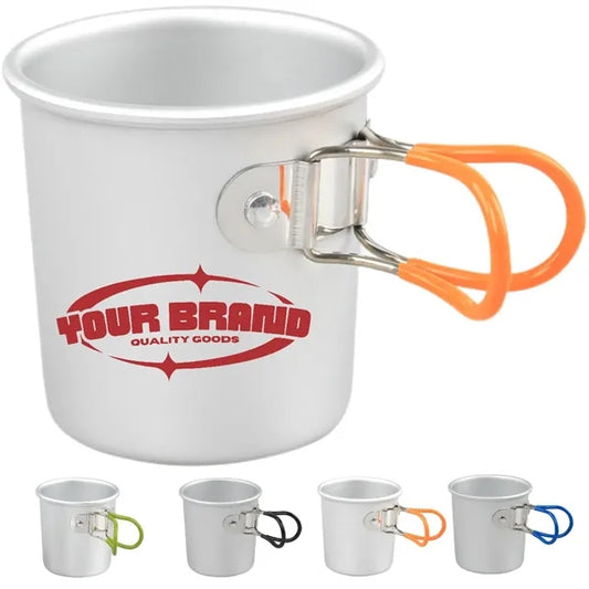 Outdoor Portable Folding Aluminum Alloy Coffee Camping Cups