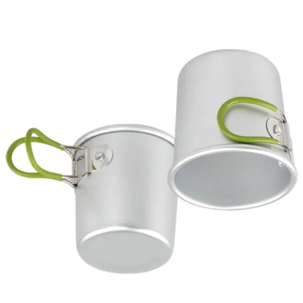 Outdoor Portable Folding Aluminum Alloy Coffee Camping Cups
