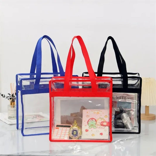 PVC Tote Bags with Zippers and Handles