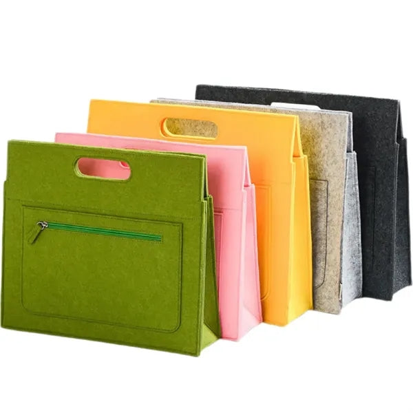 Felt Large Capacity Document Handbag Computer Business Bags