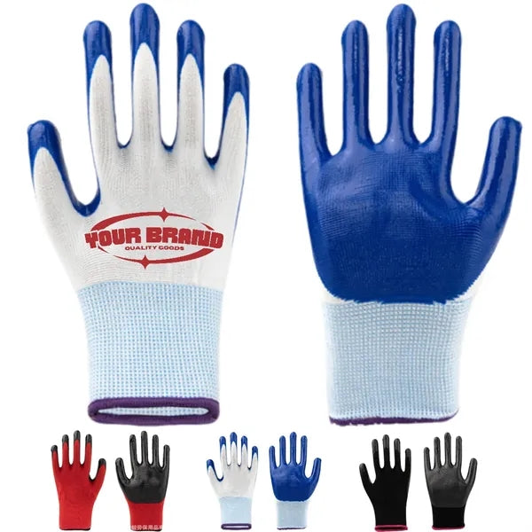 Nitrile Outdoor Non-slip Durable Labor Protection Gloves
