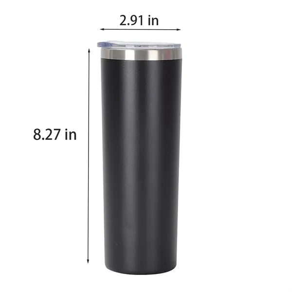 20 oz stainless steel insulated water bottle with straw