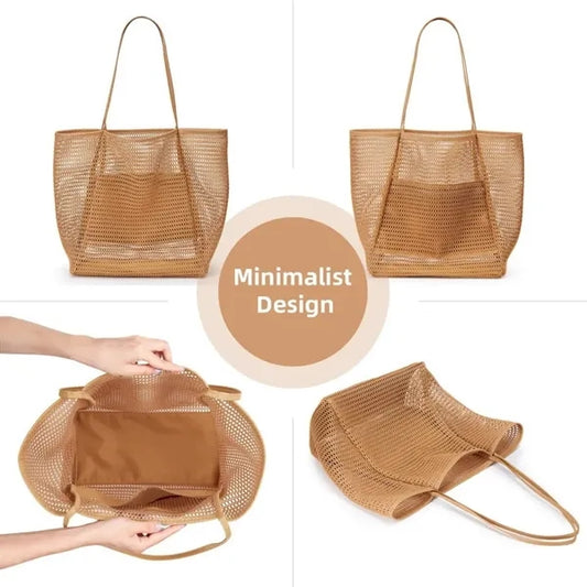 Large Mesh Beach Bag