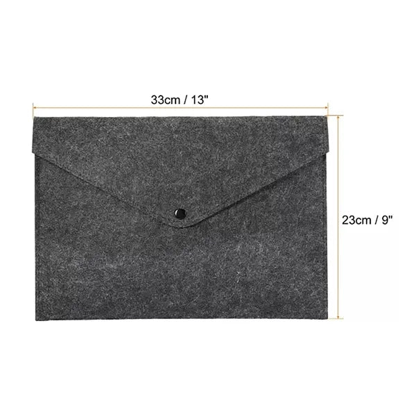 Felt A4 Document Bag Durable Briefcase