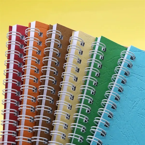 A5 Kraft Paper Coil Notebooks In Various Colors