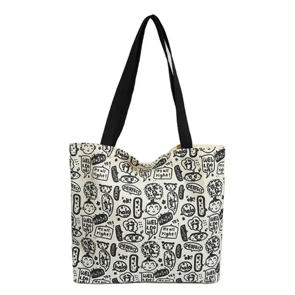 Full color printing cotton canvas bag