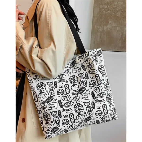 Full color printing cotton canvas bag