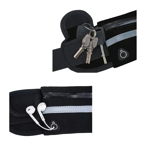 Square Fanny Pack Safety Reflective Cycling Running Belt