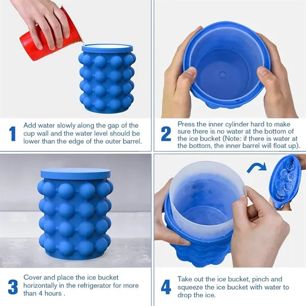 Portable ICE Cup Bucket for Keep Cooling Frozen Whiskey
