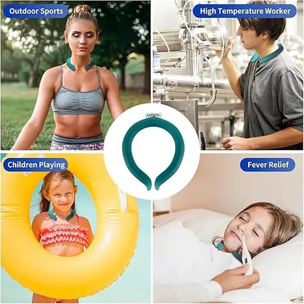 Hands Free Wearable Gel Cooling Neck Tube