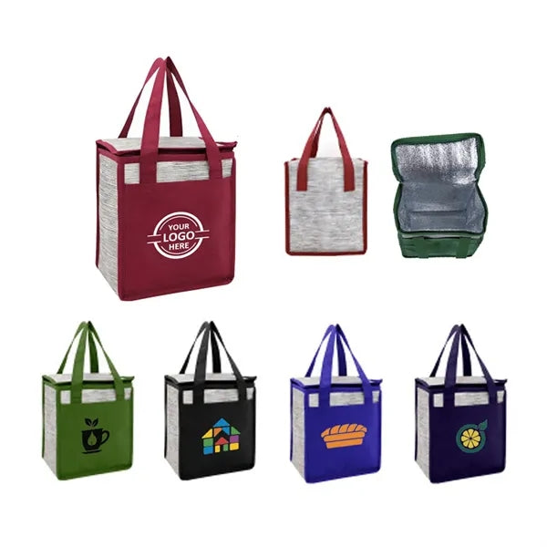 Insulated Cooler Bag for Grocery and Food Delivery