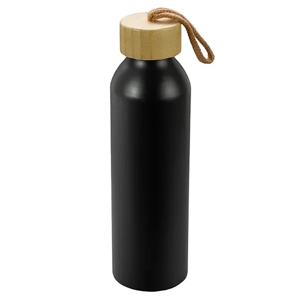 22oz Recycled Aluminum Bottle With a Bamboo Lid