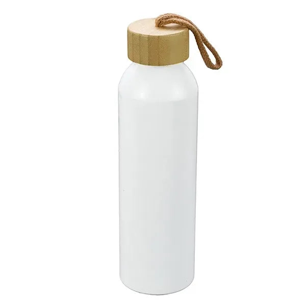 22oz Recycled Aluminum Bottle With a Bamboo Lid