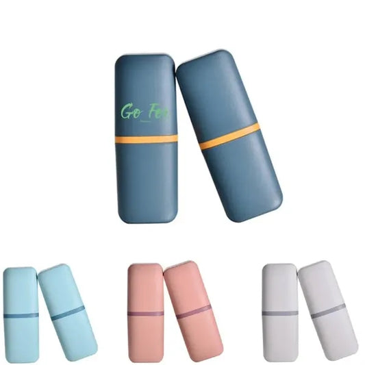 Toothbrush Travel Holder with Cup Portable