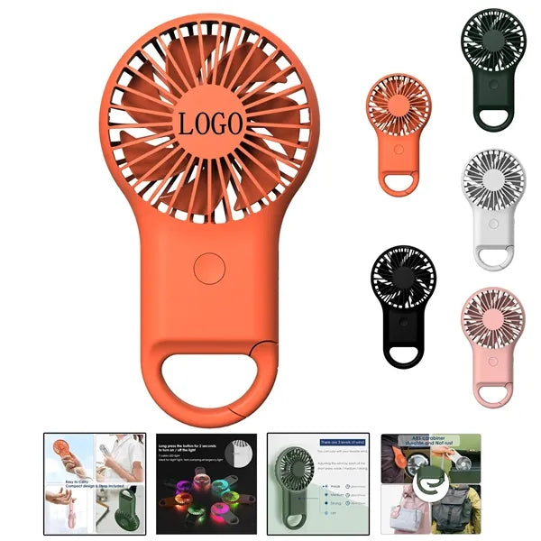 Portable Fan With Carabiner