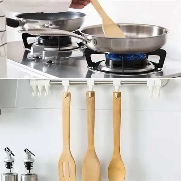 6 Pieces Bamboo Kitchen Utensil Set