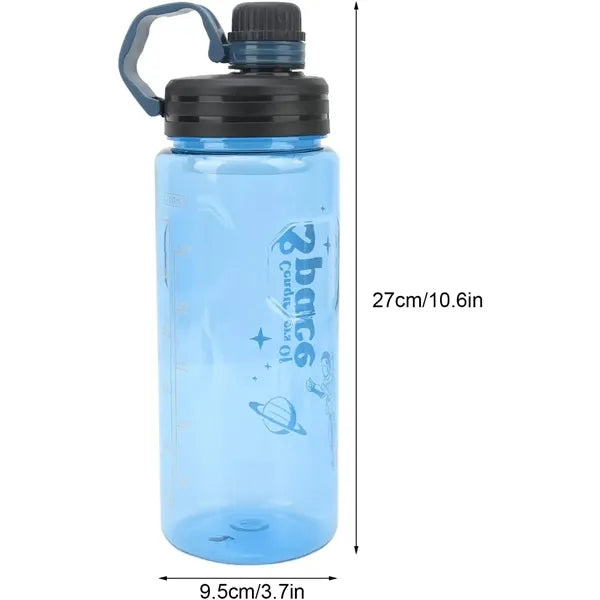 Sports Water Bottle with Chug Lid and Carry Handle