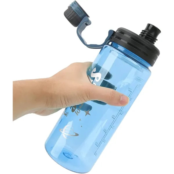 Sports Water Bottle with Chug Lid and Carry Handle