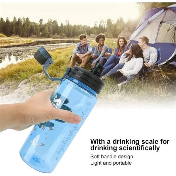 Sports Water Bottle with Chug Lid and Carry Handle