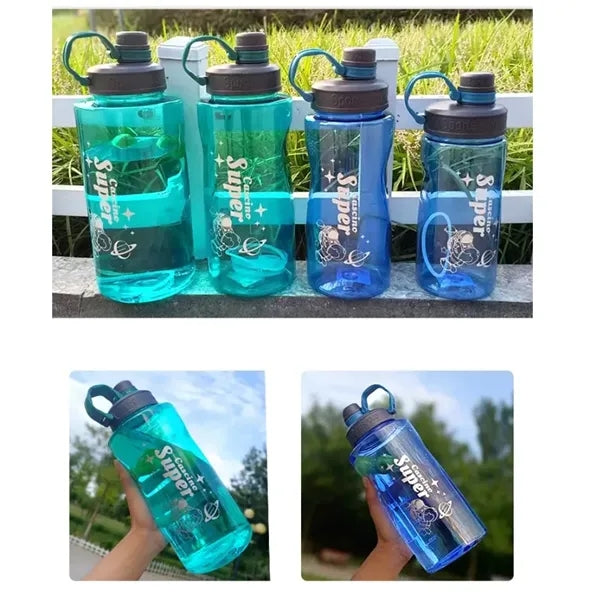 Sports Water Bottle with Chug Lid and Carry Handle