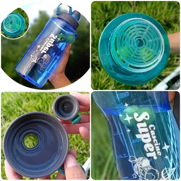 Sports Water Bottle with Chug Lid and Carry Handle