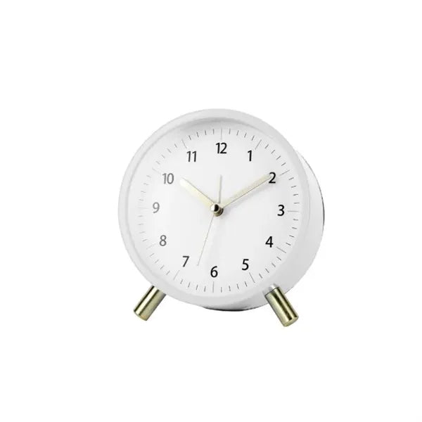 Silent Non Ticking Small Clock with Night Light