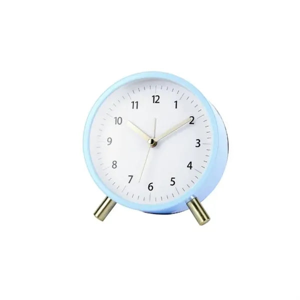 Silent Non Ticking Small Clock with Night Light